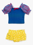 Puffed Sleeve Skirted 2-piece