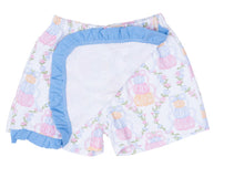 Evelyn Pumpkin Trellis Skort