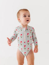Seasides Blooms Rash Guard Swimsuit