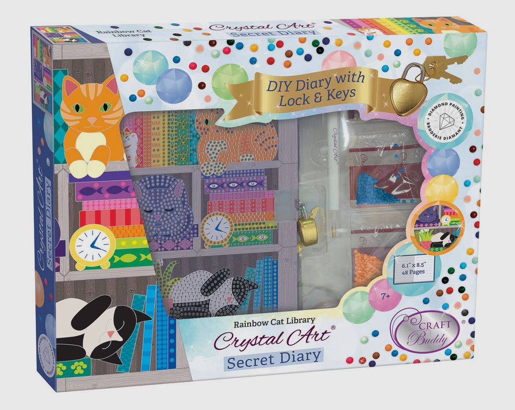 Crystal Art Secert Diary Kit