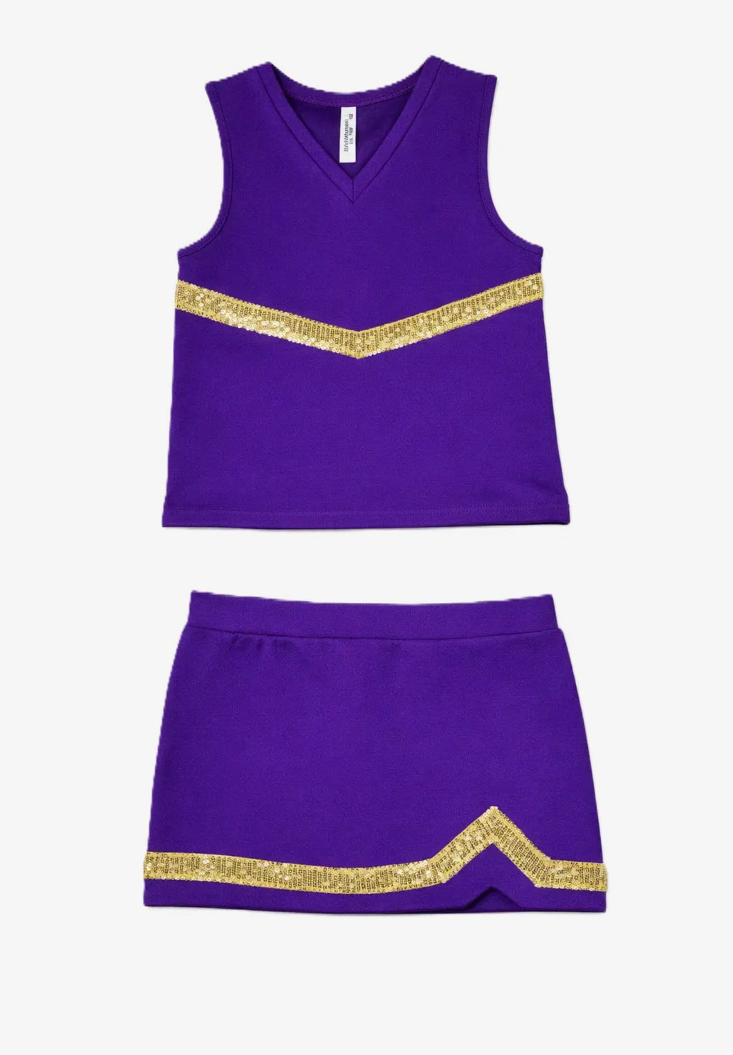 Purple/Gold Game Day Cheer Set
