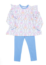 Abree Pumpkin Trellis Legging Set