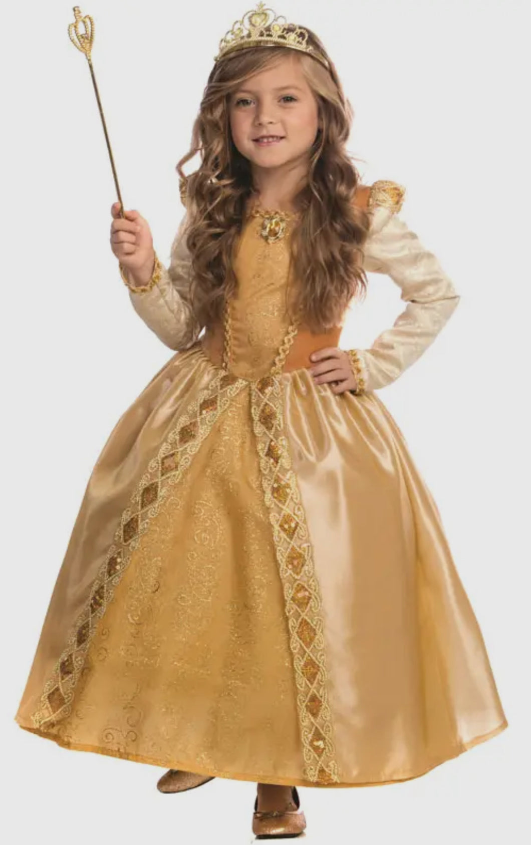 Majestic Golden Princess Costume