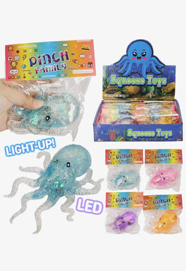 Sugar Glitter Octopus Squishy