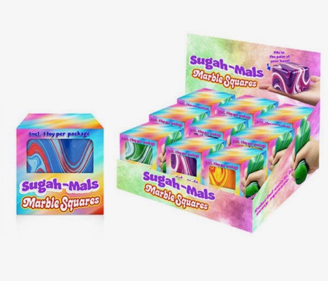Marble Sugar Cube Squishy