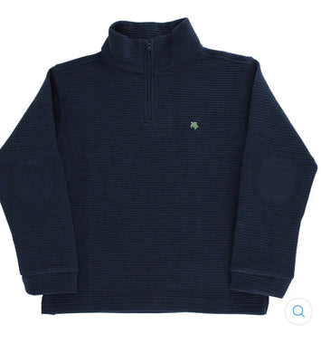 J Bailey Navy Half Zip