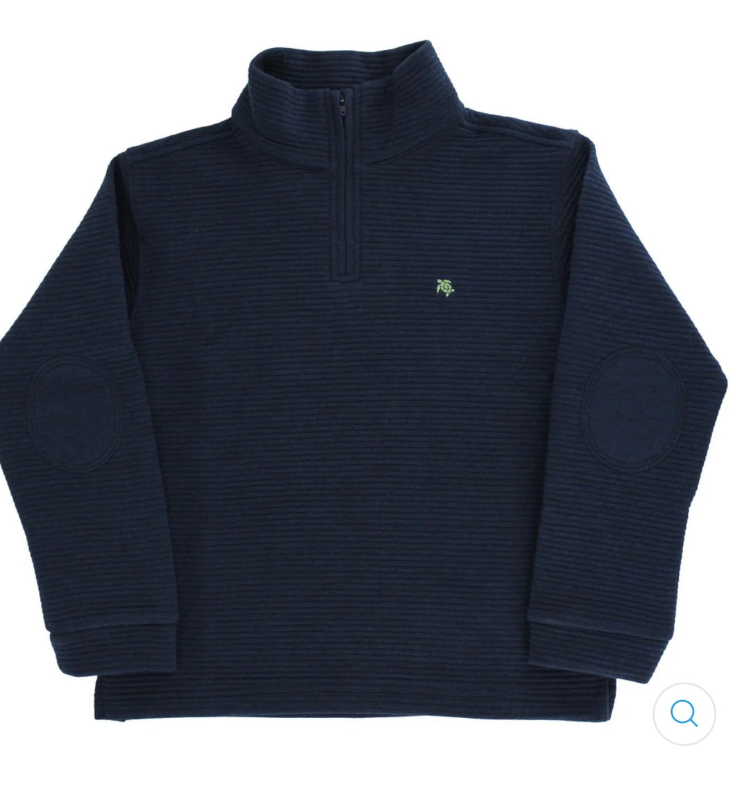 J Bailey Navy Half Zip