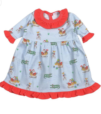 Cajun Christmas Pima Doll Morning Gown