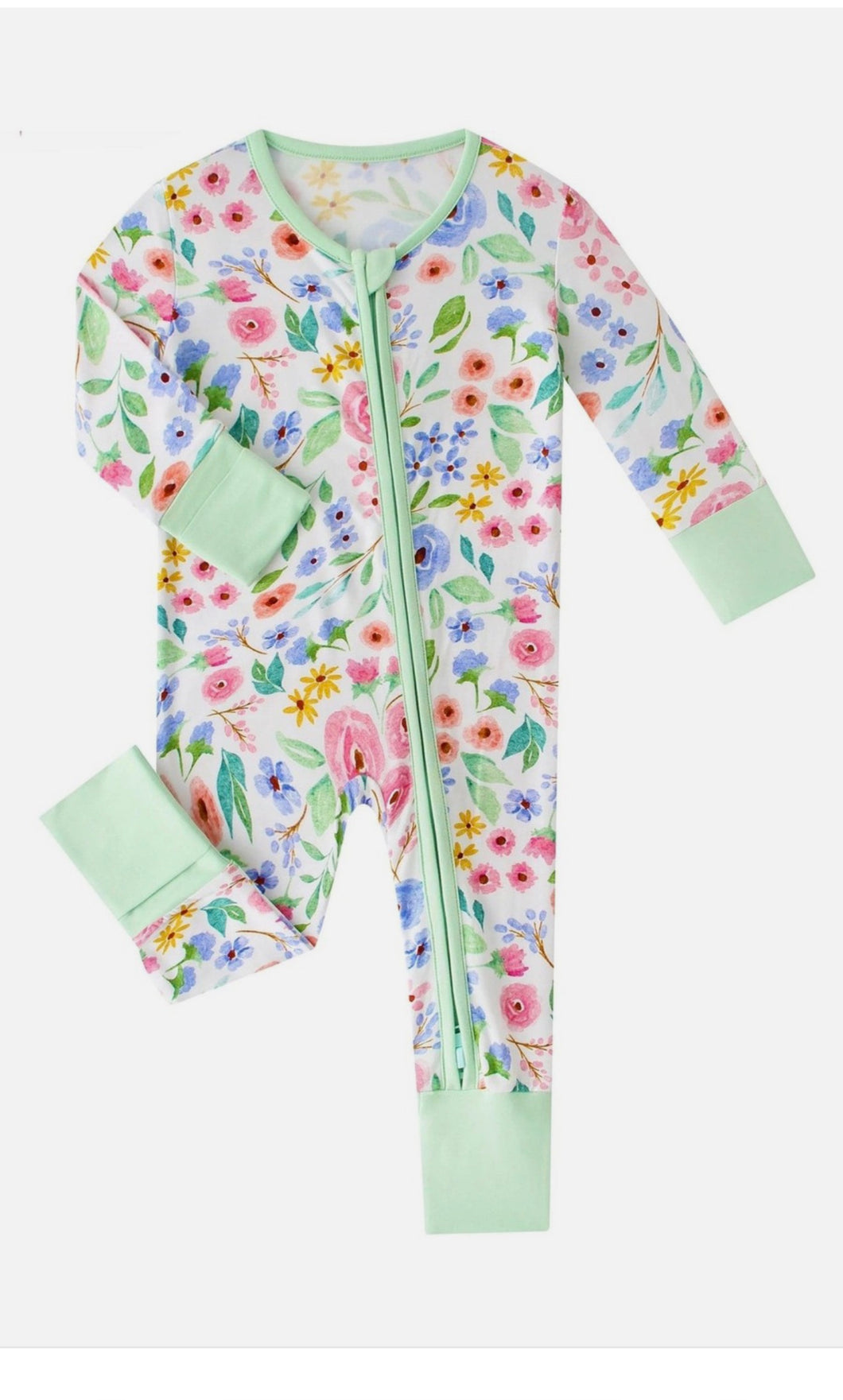 Ditsy Floral Bamboo Convertivle Zippie