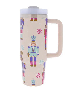Whimsy Nutcracker 30oz Tumbler with Straw
