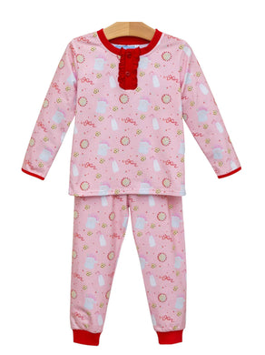 Milk & Cookies Ruffle Lounge Set