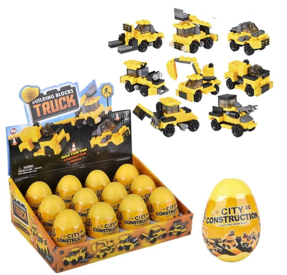 Building Block Construction Truck