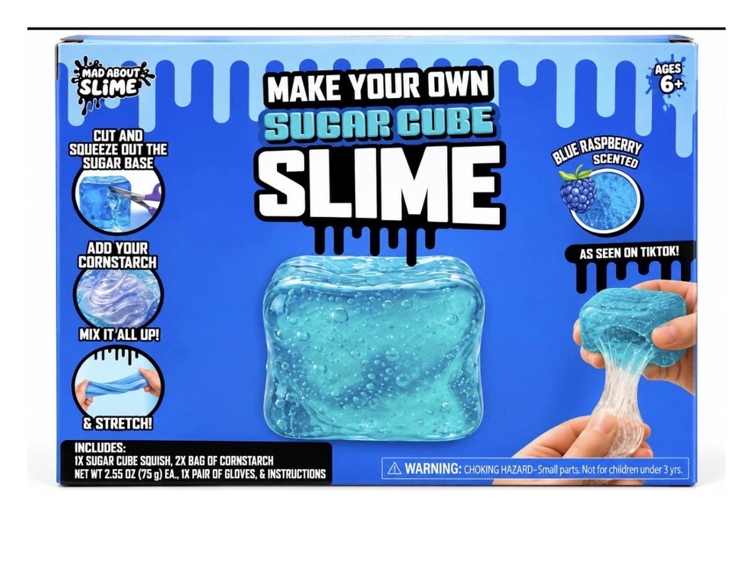 RMS Make Your Own Sugar cube Slime - Blue Rasberry Scented