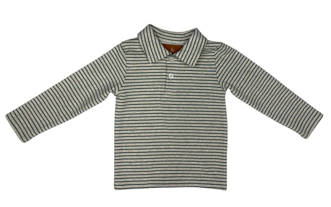 Weston LS Shirt-Green Stripe