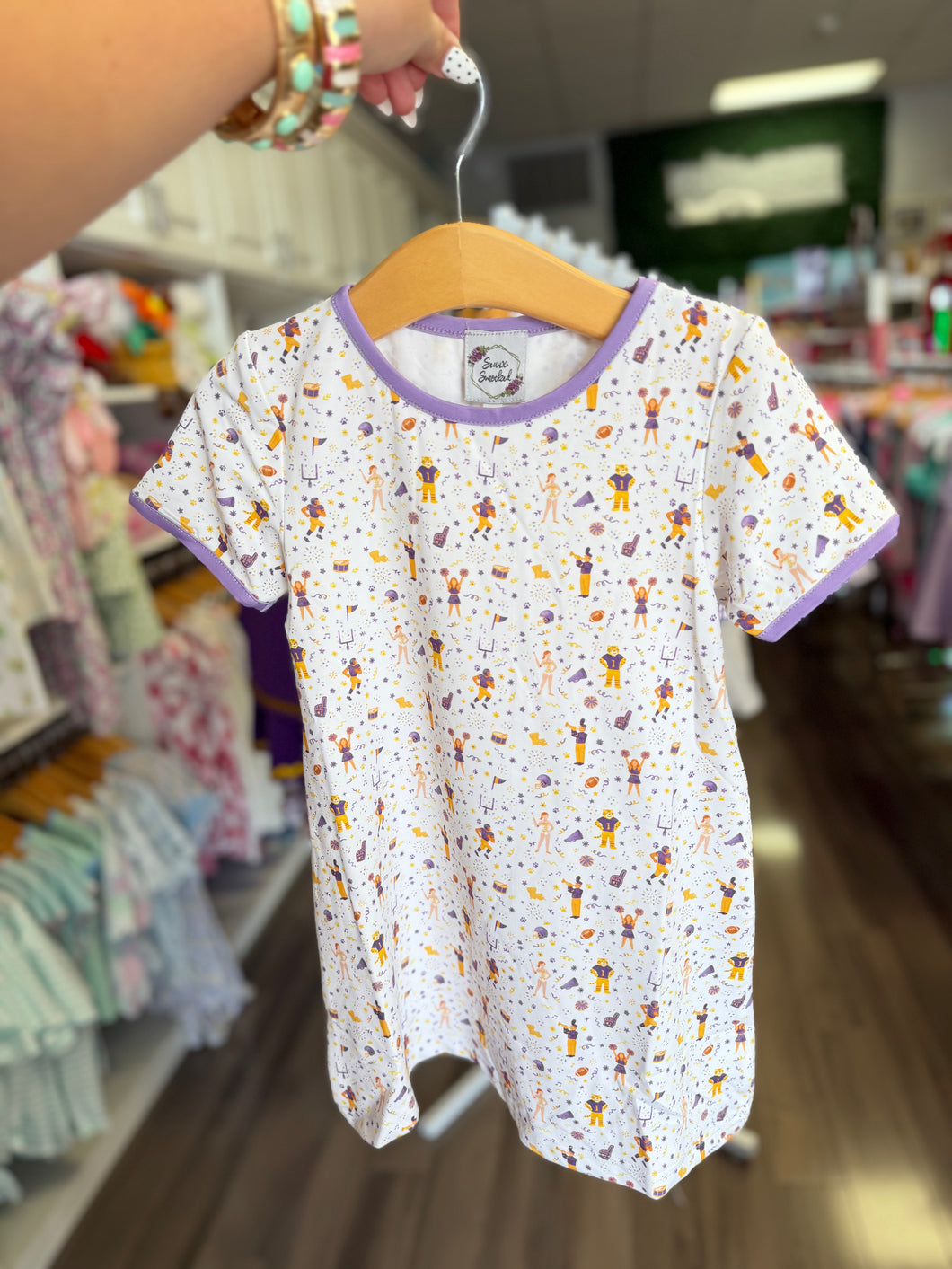Purple Stadium Spirit Dress