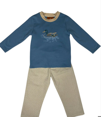 Mallard Duck Boys Pants Set