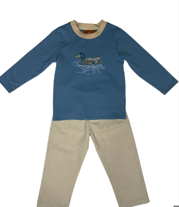 Mallard Duck Boys Pants Set