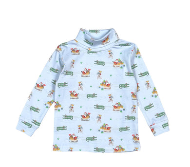Cajun Christmas Pima Turtleneck
