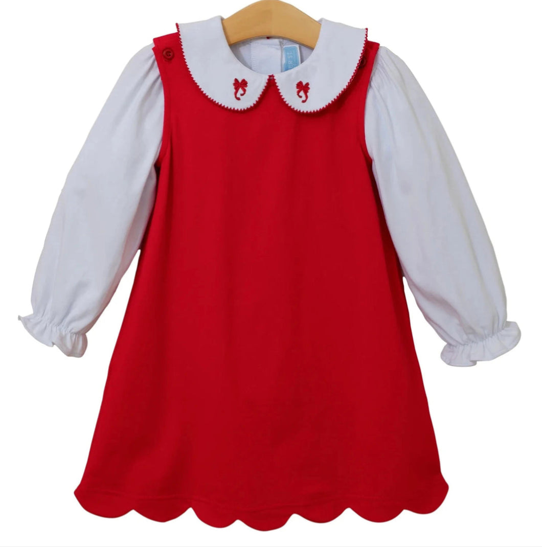 Holiday Bow Dress Set