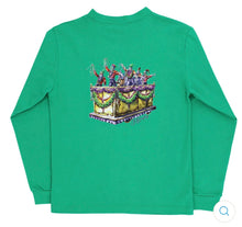 Mardi Gras Logo Tee Kelly Green