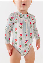 Seasides Blooms Rash Guard Swimsuit