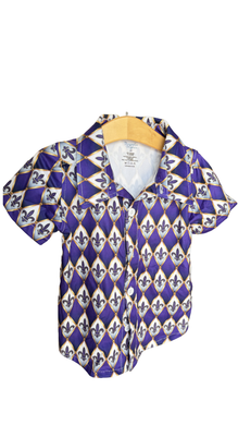 Fleur De Lis Button Down