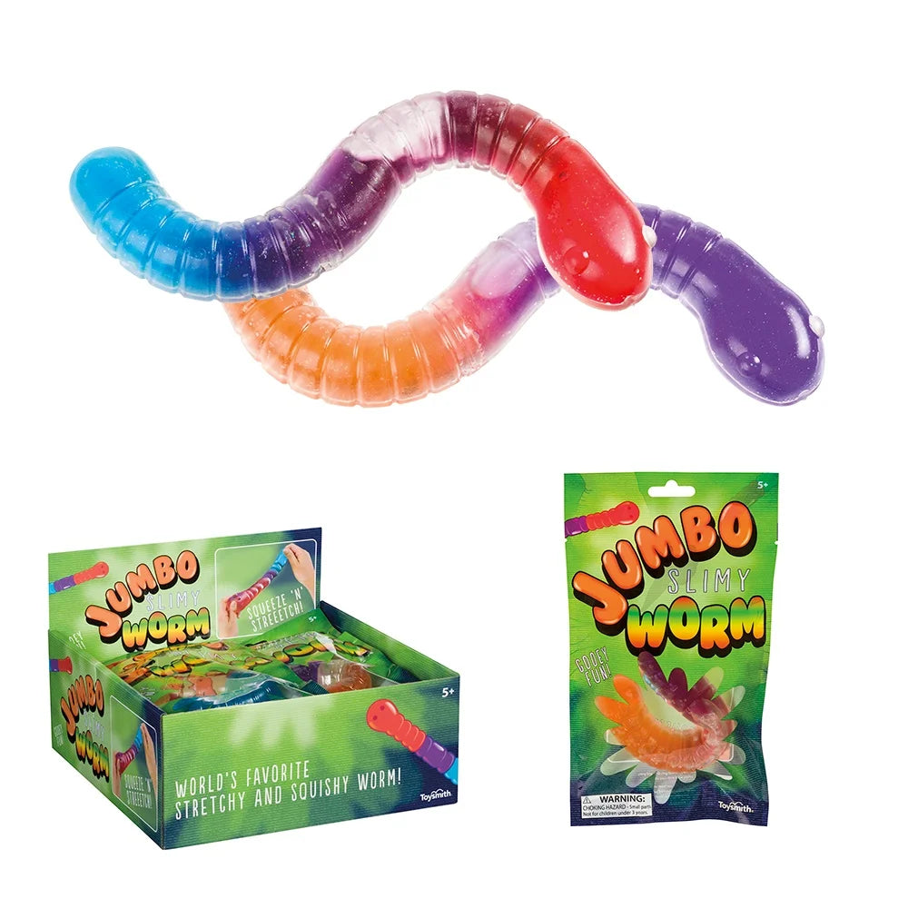 Jumbo Slimy Worm Squishy