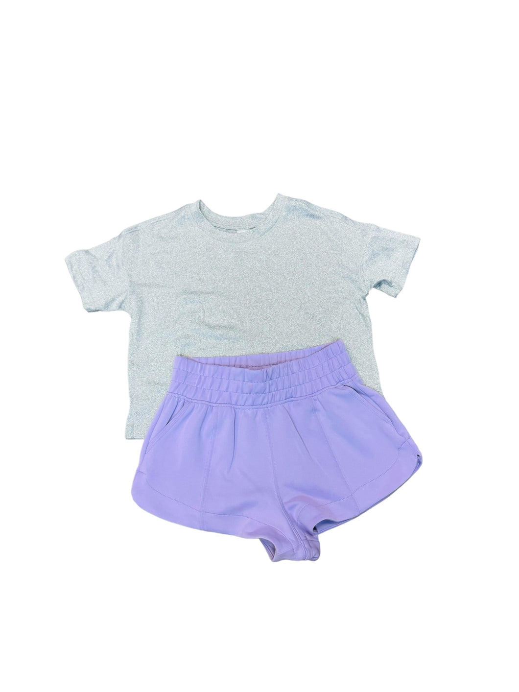 Girls Super Soft Boxy T-Shirt and Scuba Short Set