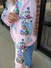 Preorder Vintage China Figurine Sequin Sweatshirt