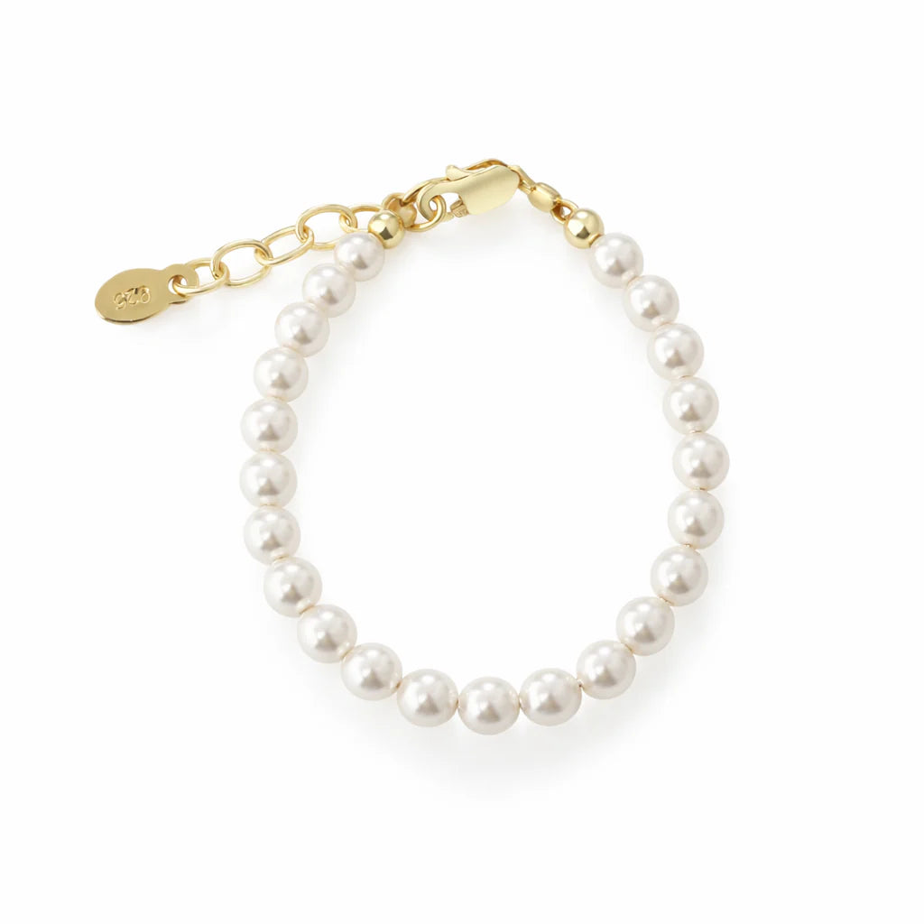 Full Pearl Gold Platted Bracelet