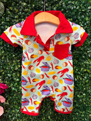 Boys Crawfish Boil Romper