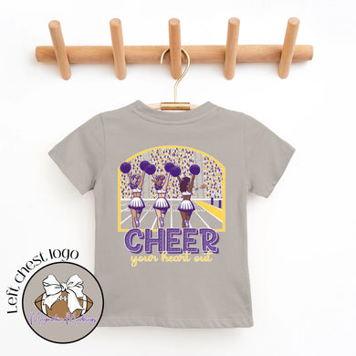 Cheer Kid's Football tee