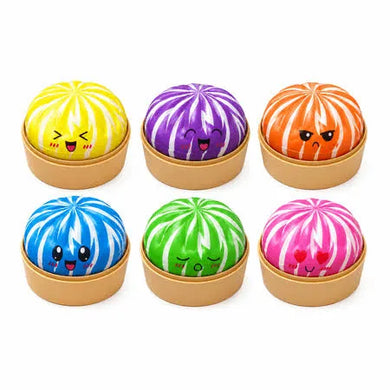 Colorful Pumpkin Stripe Dumpling Slow Rise Foam Squishy