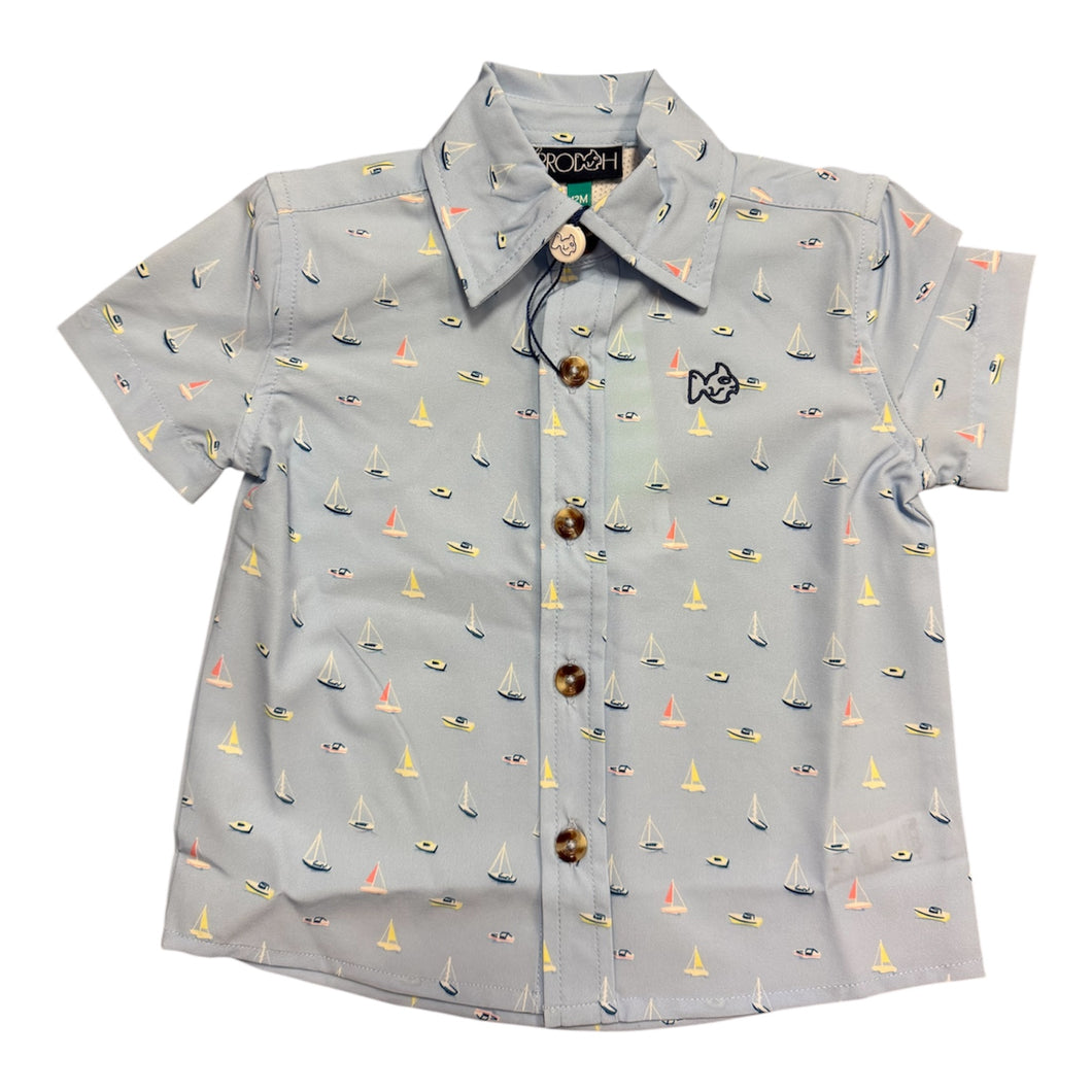 Sailing Button Down Short Sleeve