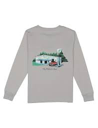 Boys Service Station LS Ice Grey
