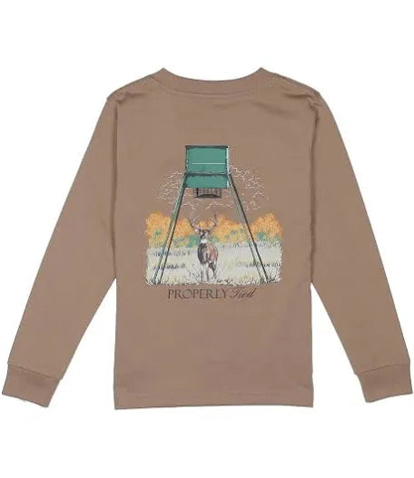 Boys Deer Feeder LS Walnut