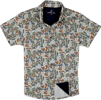 Boys Sportsman Field Shirt Terra Camo