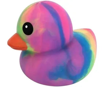 Rainbow Jumbo Duck Squishy