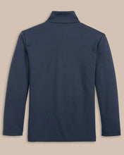 Dress Blue Schooner Quater Zip - LS