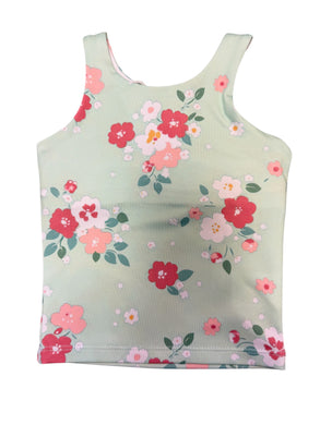 Mint Floral Lib Tank