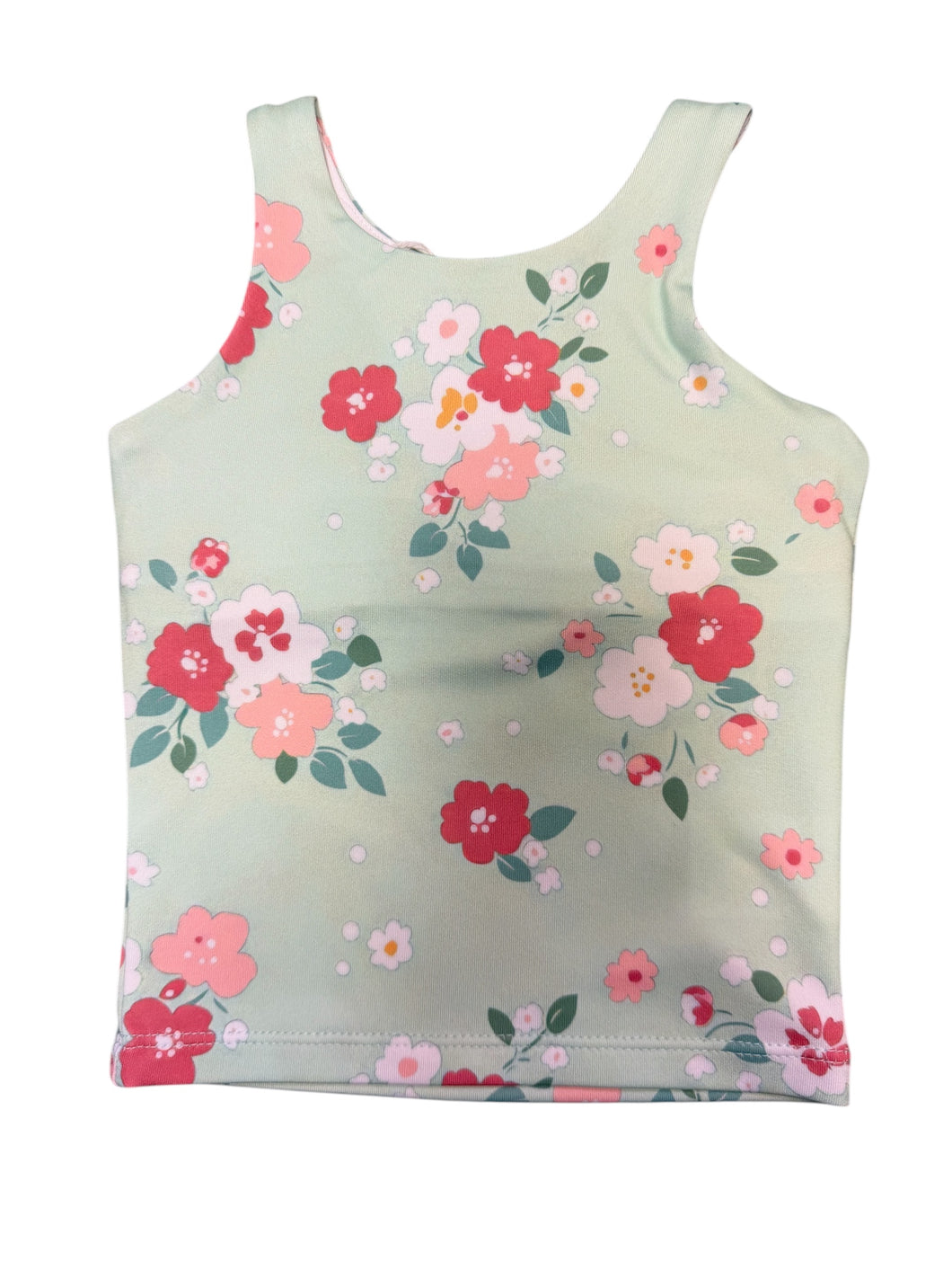 Mint Floral Lib Tank