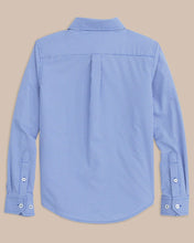 Mini Gingham Cobalt Blue Button Down