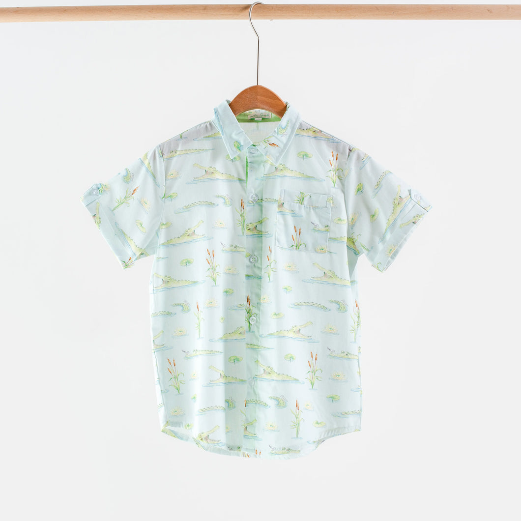 Gator Games Short Sleeve Collard Shirt