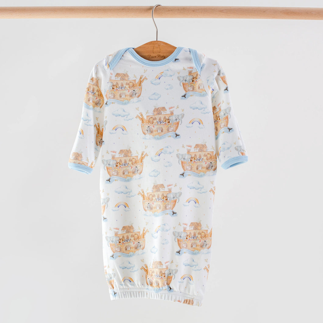 All Aboard Noahs Ark Orangic Cotton Baby Pj