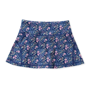 Navy Ditsy Floral Tennis Skirt