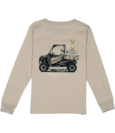 Boys Trail Tradition LS Linen