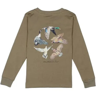 Boys Flock LS Tan