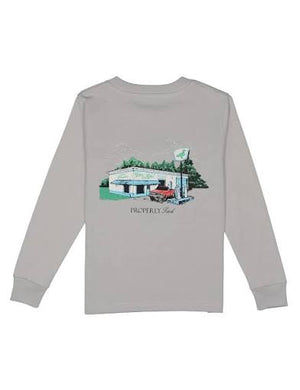 Boys Service Station LS Ice Grey