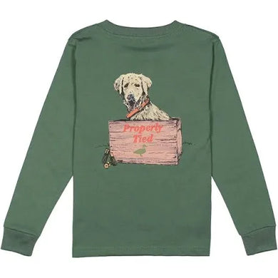 Boys Little Shot LS Fern Green