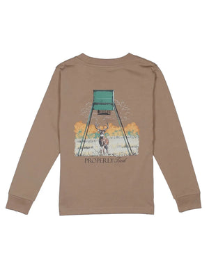 Boys Deer Feeder LS Walnut